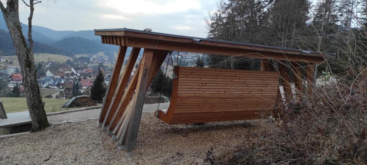 Ferienwohnung Vogelnest Im Schwarzwald Baiersbronn Esterno foto